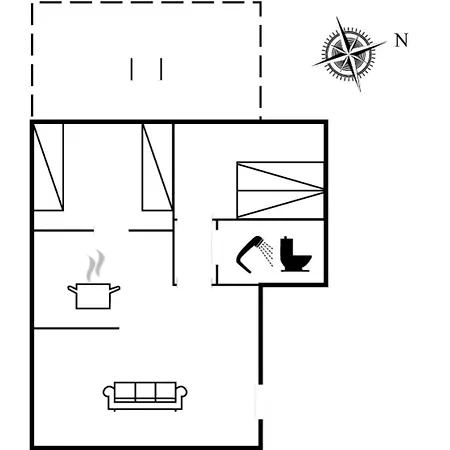 Fertram - 600m From The Sea By Interhome Дом отдыха